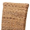 Baxton Studio Trianna Rustic Transitional Natural Abaca and Brown Finished Wood Dining Chair 207-12844 - alternate 8